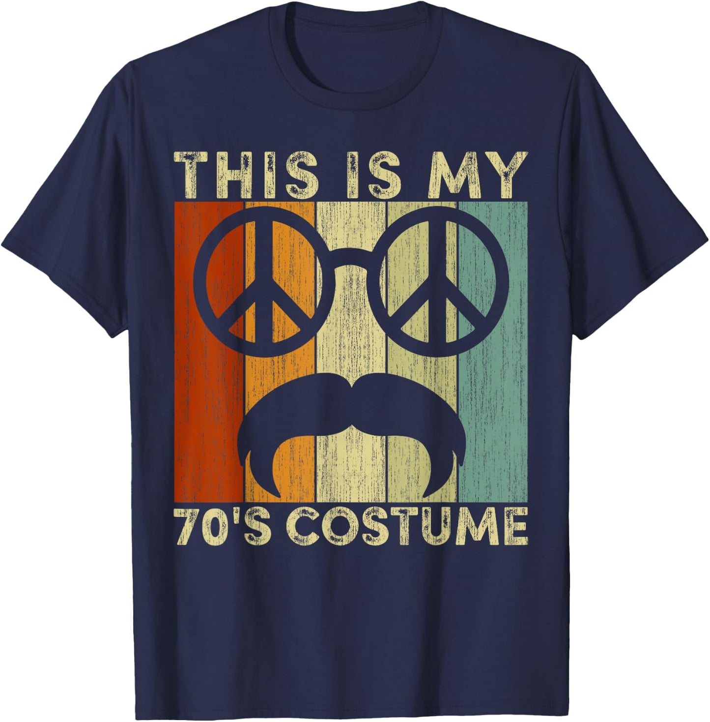 70s shirts This Is My 70s Costume disco 70's T-Shirt - T-Shirt | Navy