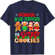 School Bus Driver Of Cutest Cookies Christmas Gingerbreads T-Shirt - T-Shirt | Navy