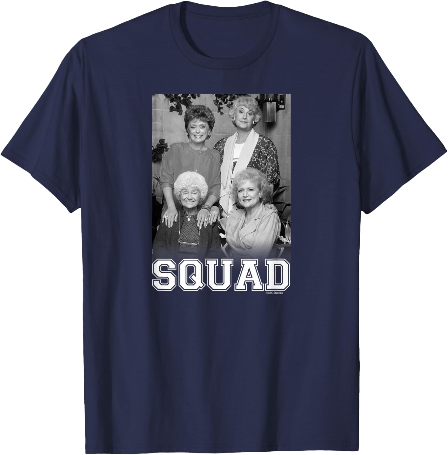 The Golden Girls - Dorothy and Gang T-Shirt - T-Shirt | Navy