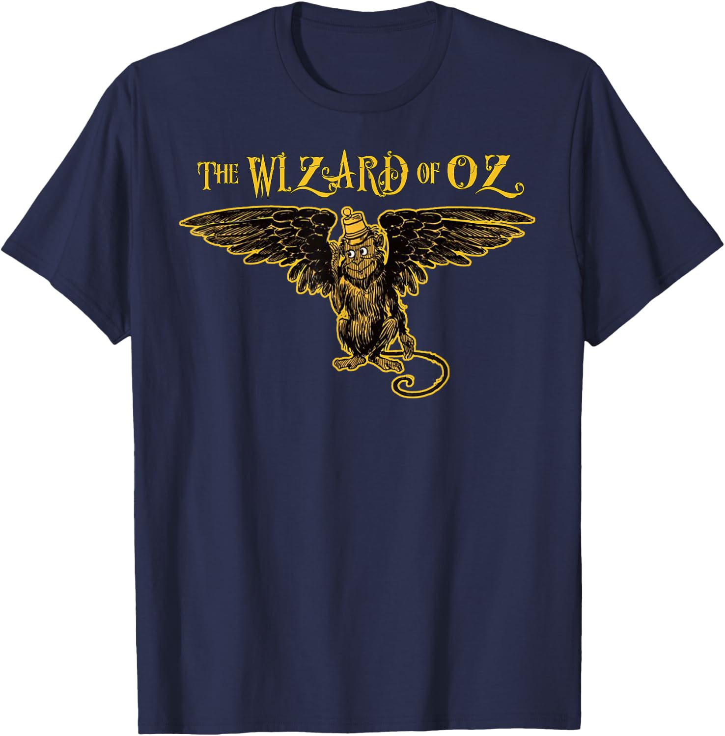 Oz Wicked Witch Get My Flying Monkeys Retro The Wizard of OZ T-Shirt - T-Shirt | Navy