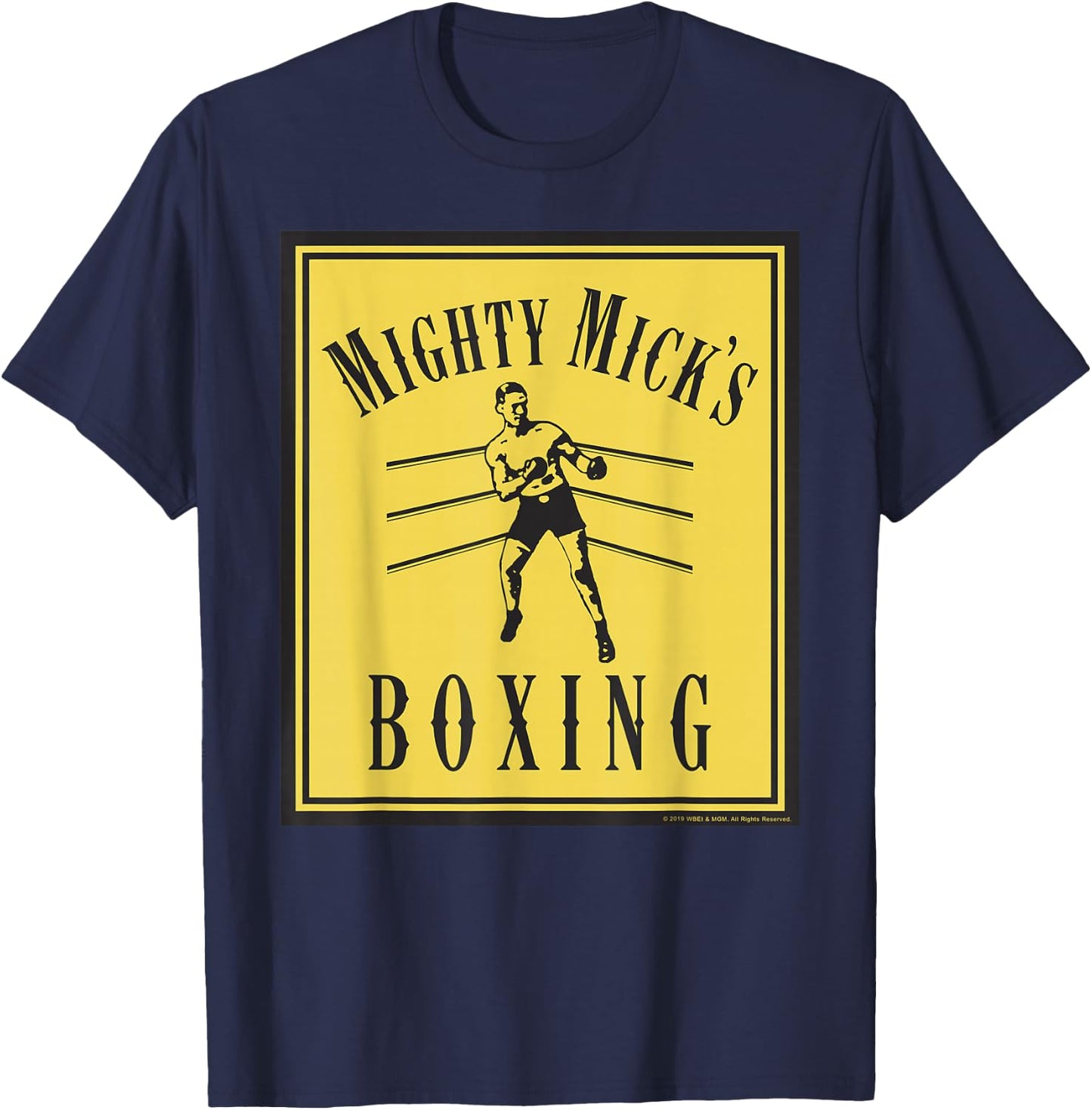 Creed Mighty Mick's Boxing Poster T-Shirt - T-Shirt | Navy