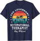 Legendary Retired Occupational Therapist T-Shirt - T-Shirt | Navy