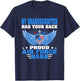 My Granddaughter Has Your Back Proud Air Force Nana Gift T-Shirt - T-Shirt | Navy