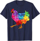 Chicken Lover Gifts Chicken Colorful Cool Hen T-Shirt - T-Shirt | Navy