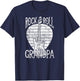 Rock n Roll Grandpa Vintage Guitar Player Gift T-Shirt - T-Shirt | Navy