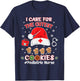 Christmas Pediatric Nurse I Care For The Cutest Cookies T-Shirt - T-Shirt | Navy