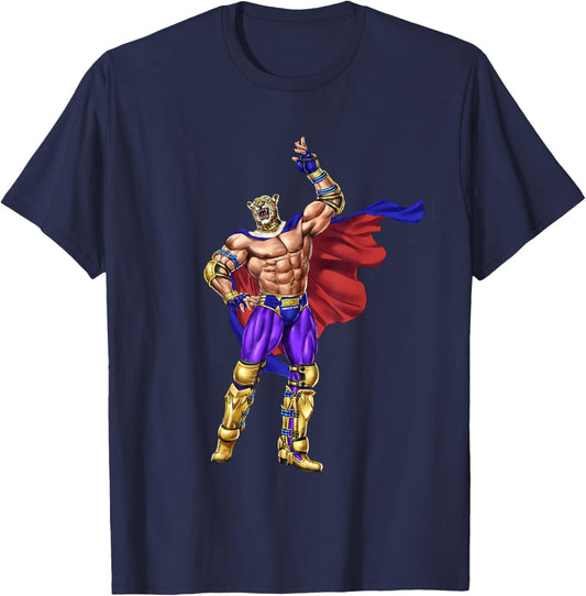 Bandai Namco Entertainment Inc. TEKKEN7 KING 004 , Small, Black T-Shirt - T-Shirt | Navy
