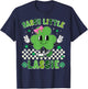 Retro St Patrick's Day Sassy Little Lassie Kid Girls Toddler T-Shirt - T-Shirt | Navy