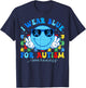 I Wear Blue For Autism Awareness Month Teacher Kids Boys T-Shirt - T-Shirt | Navy
