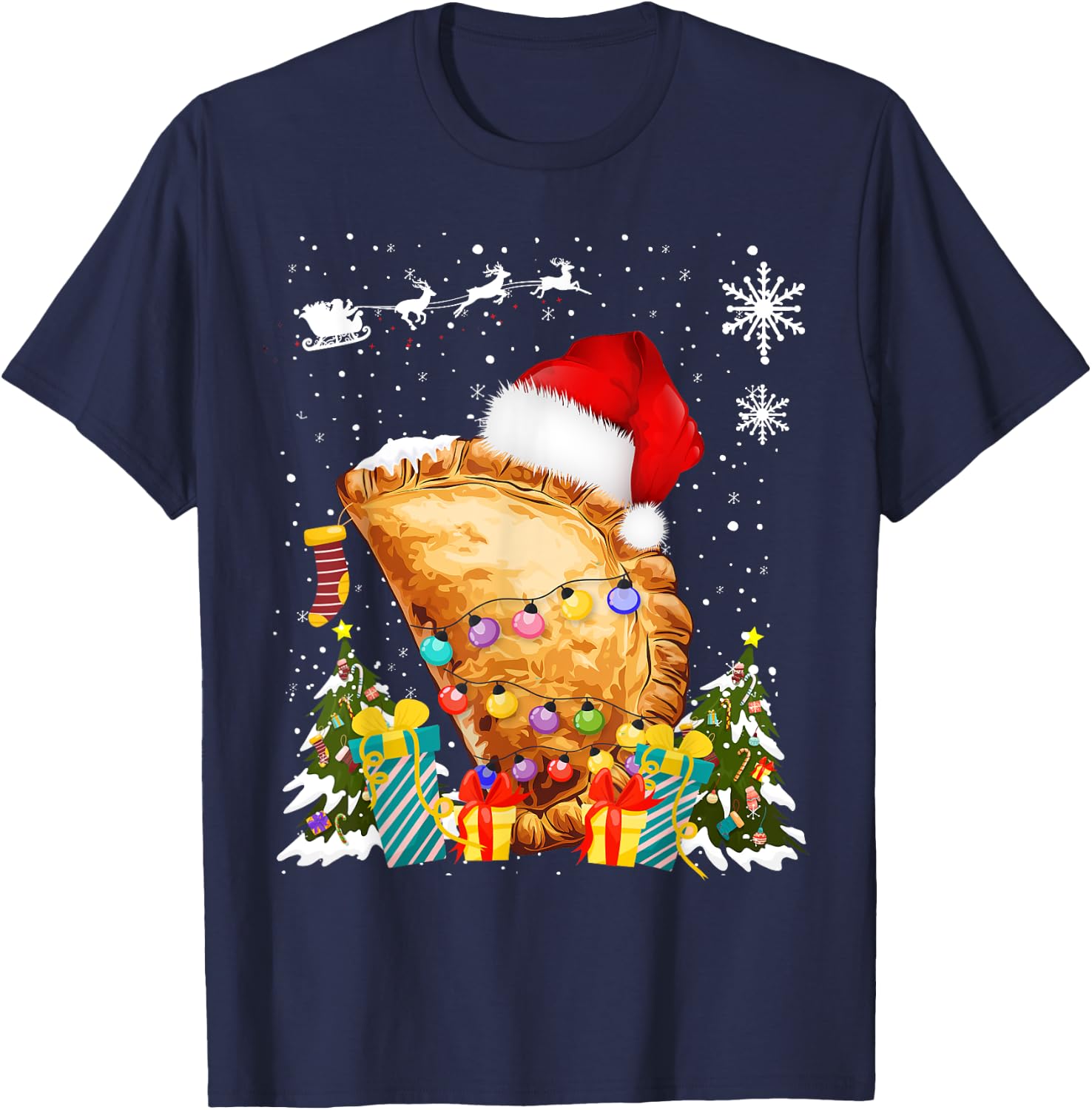 Cornish Pasty Christmas Idea For Husband Xmas Cornish Pasty T-Shirt - T-Shirt | Navy