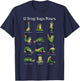 Yoga Frog Namaste Meditation Yoga Pose Frog Love T-Shirt - T-Shirt | Navy