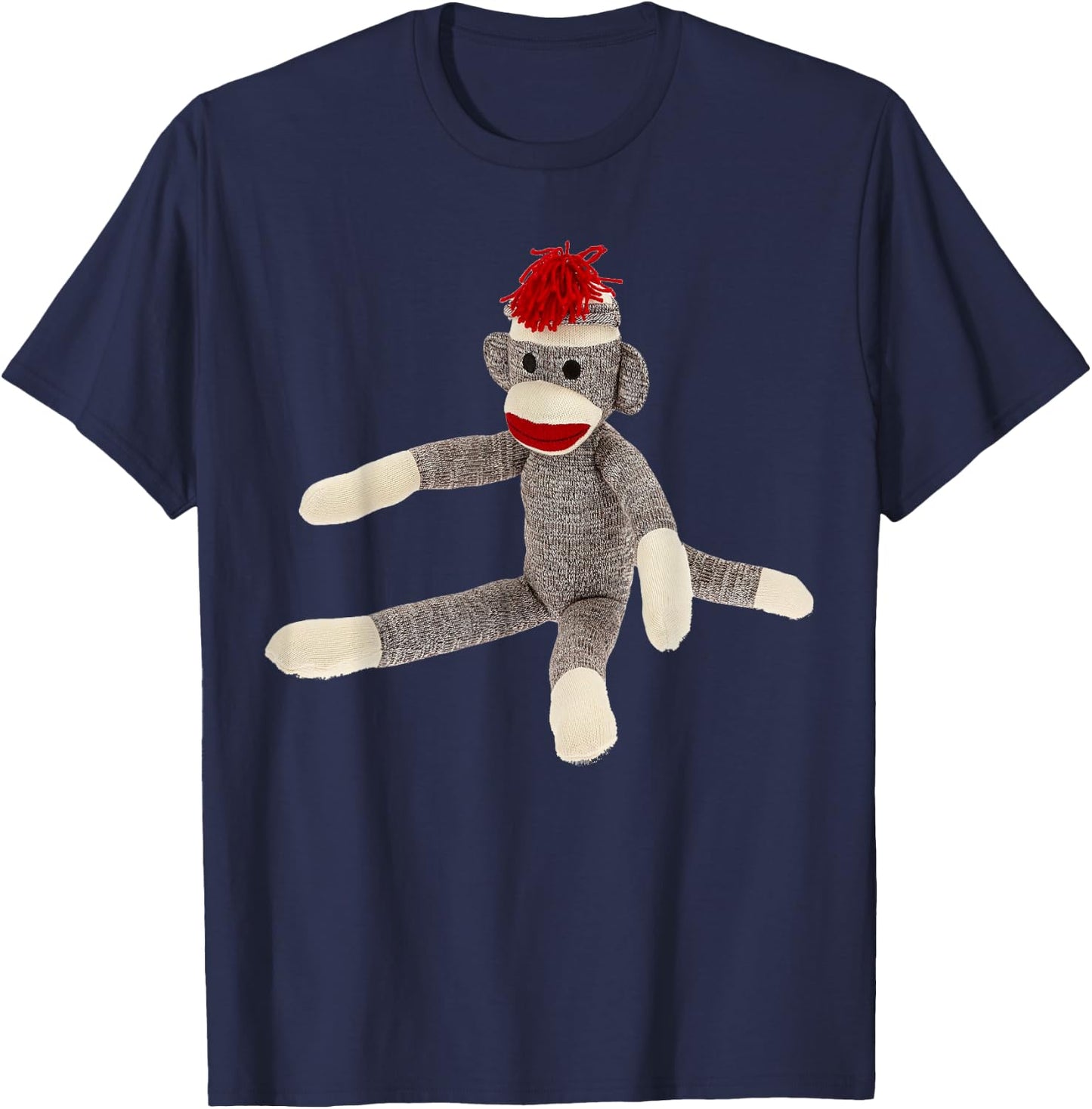 Sock Monkey Shirt T-Shirt - T-Shirt | Navy