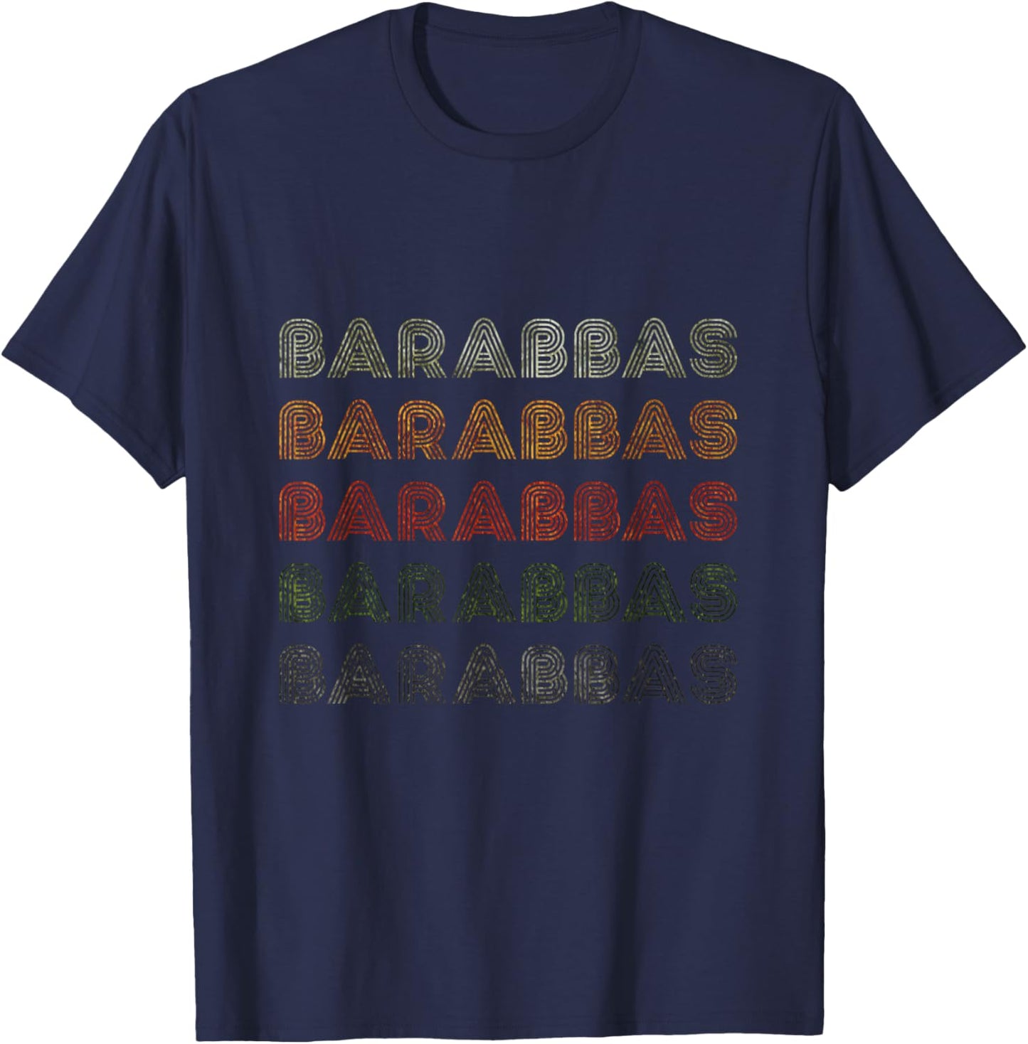 Love Heart Barabbas Grunge Vintage Style Black Barabbas T-Shirt - T-Shirt | Navy