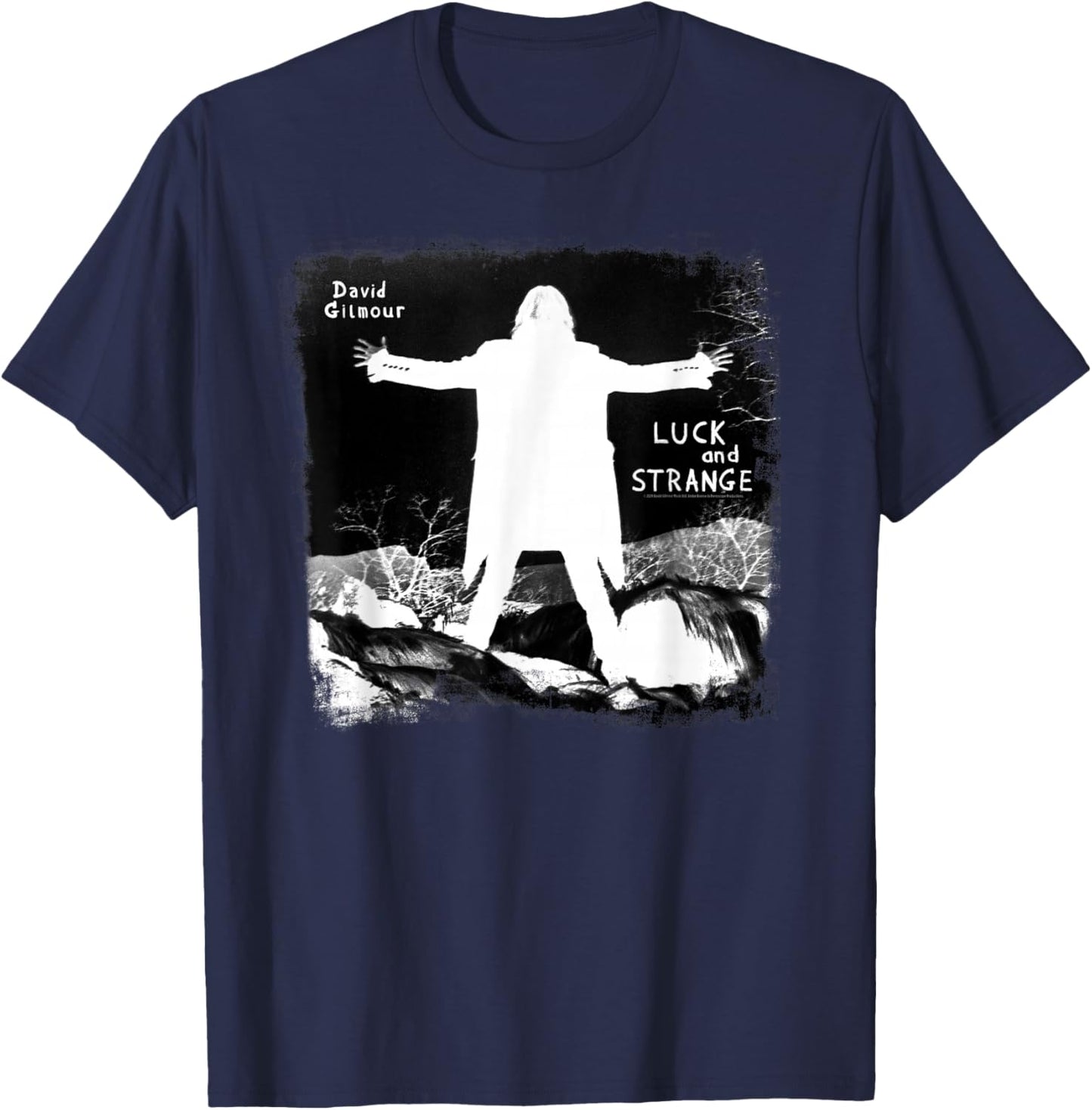 Luck and Strange Amazon Exclusive Song Titles T-Shirt - T-Shirt | Navy