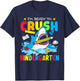 I'm Ready To Crush Kindergarten Shark Back To School Boys T-Shirt - T-Shirt | Navy
