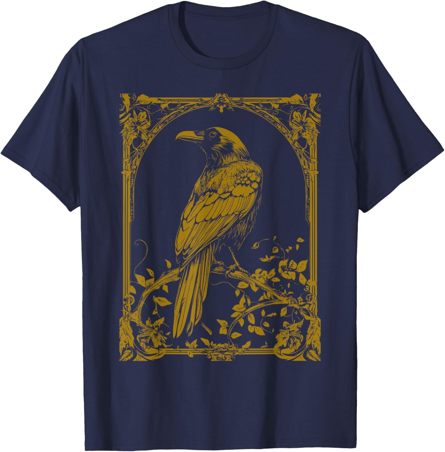 Raven Crow T-Shirt - T-Shirt | Navy