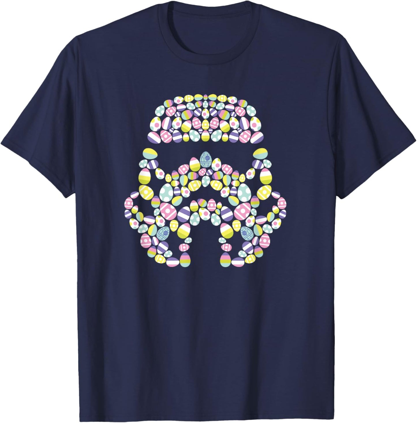 Star Wars Easter Egg Fill Imperial Stormtrooper Helmet T-Shirt - T-Shirt | Navy