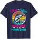 Gender Reveal Fishing Pink Or Blue Welcome To Fishing Crew T-Shirt - T-Shirt | Navy