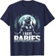 I Have Rabies Funny Werewolf Humor Meme Art T-Shirt - T-Shirt | Navy