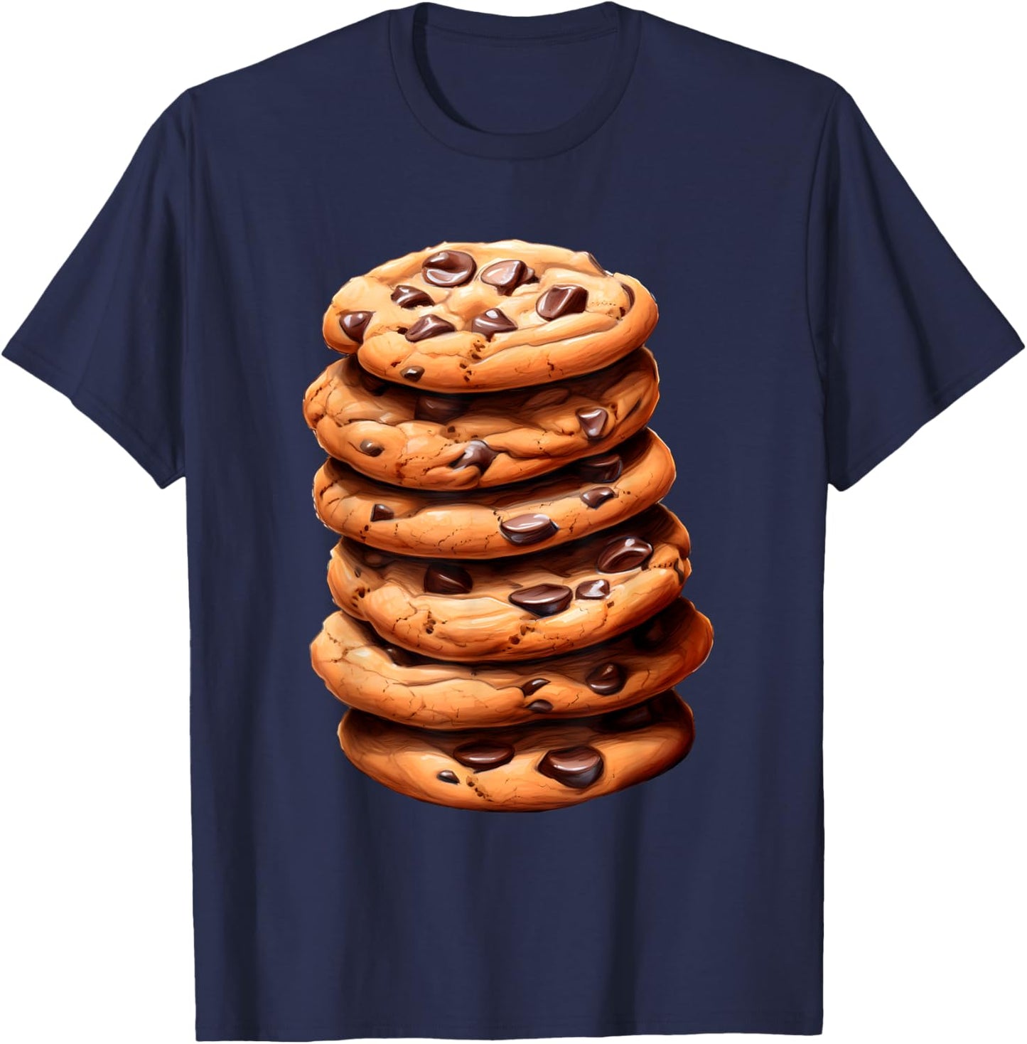 Chocolate Chip Cookies T-Shirt - T-Shirt | Navy