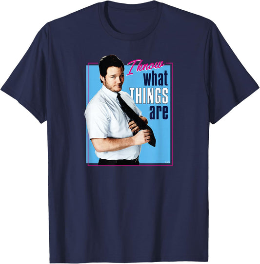 Parks and Recreation I Know What Things Are T-Shirt - T-Shirt | Navy