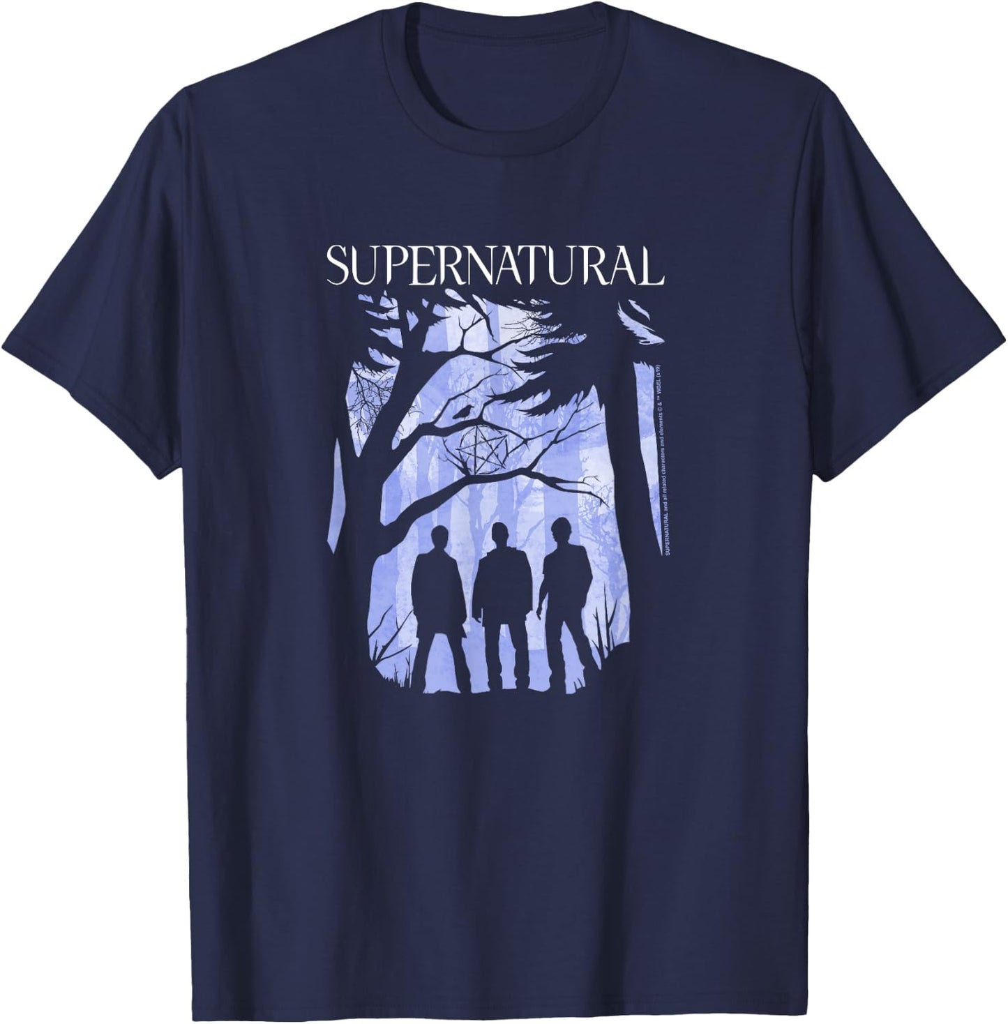 Supernatural Silhouettes Logo T-Shirt - T-Shirt | Navy