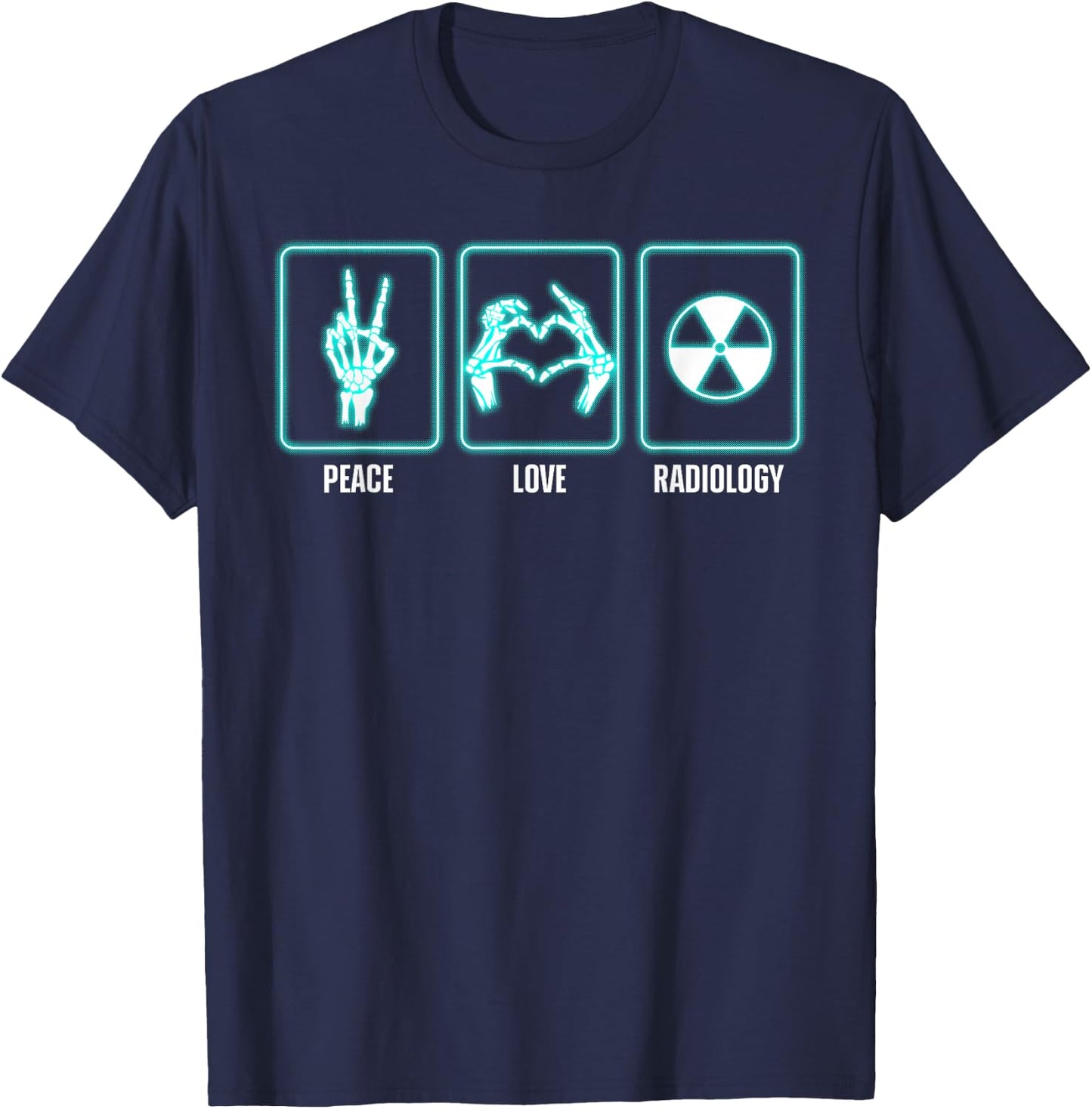 Funny Radiology Women Rad Xray Radiation Technician T-Shirt - T-Shirt | Navy