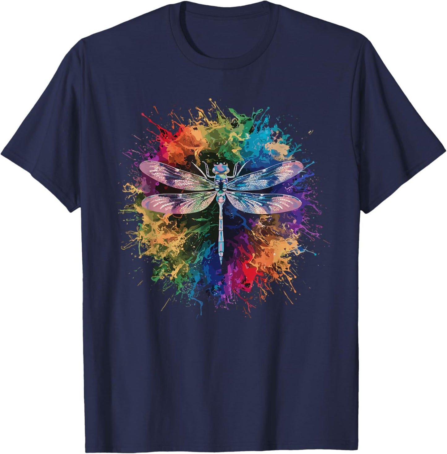 Graphic Dragonfly T-Shirt - T-Shirt | Navy