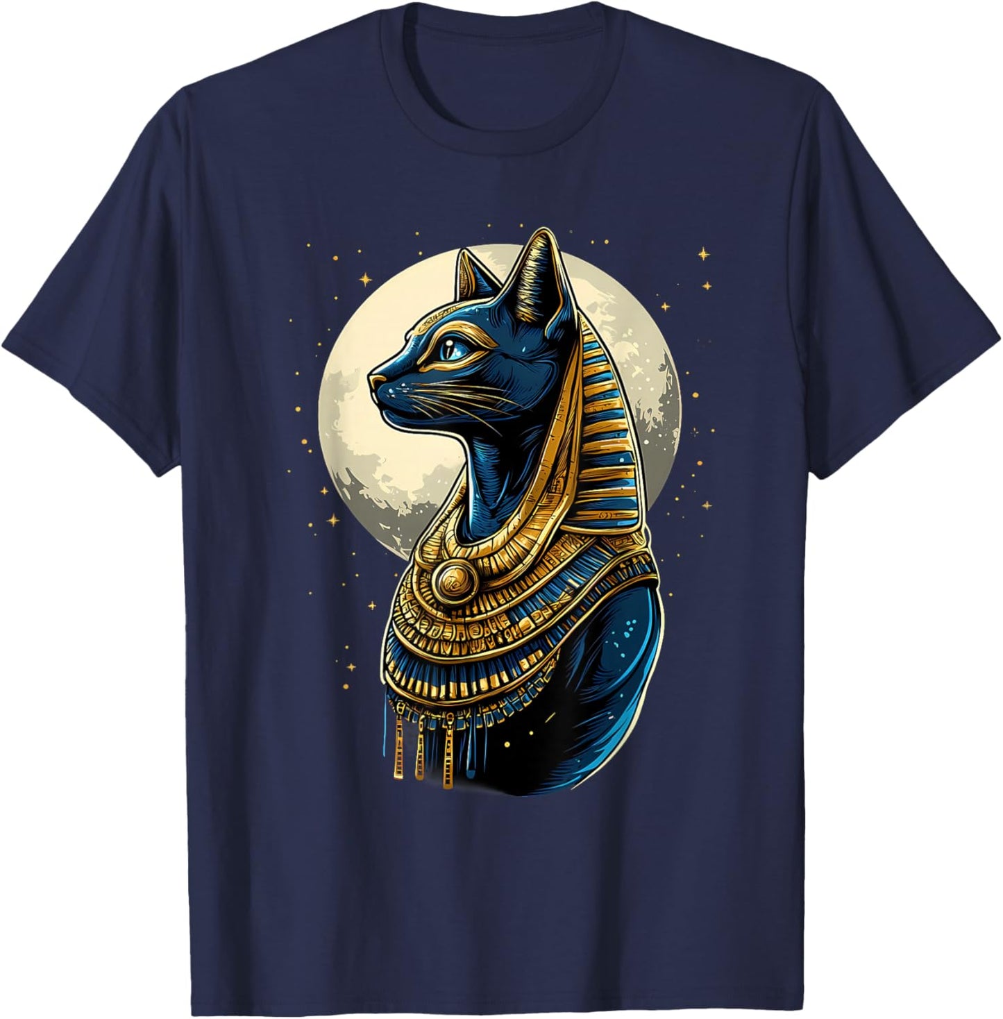 Altes Ägypten Ägypten Gott Bastet Katze Ägypten Mythologie T-Shirt - T-Shirt | Navy