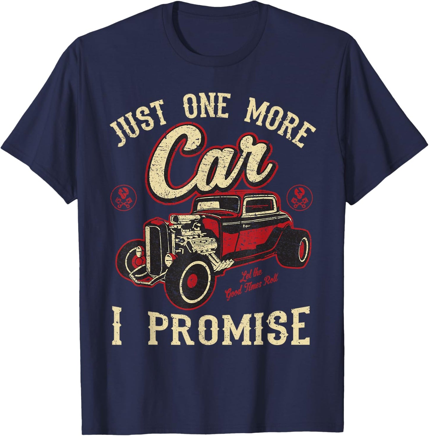 Classic car Shirt Vintage hot Rod Gift T-Shirt - T-Shirt | Navy