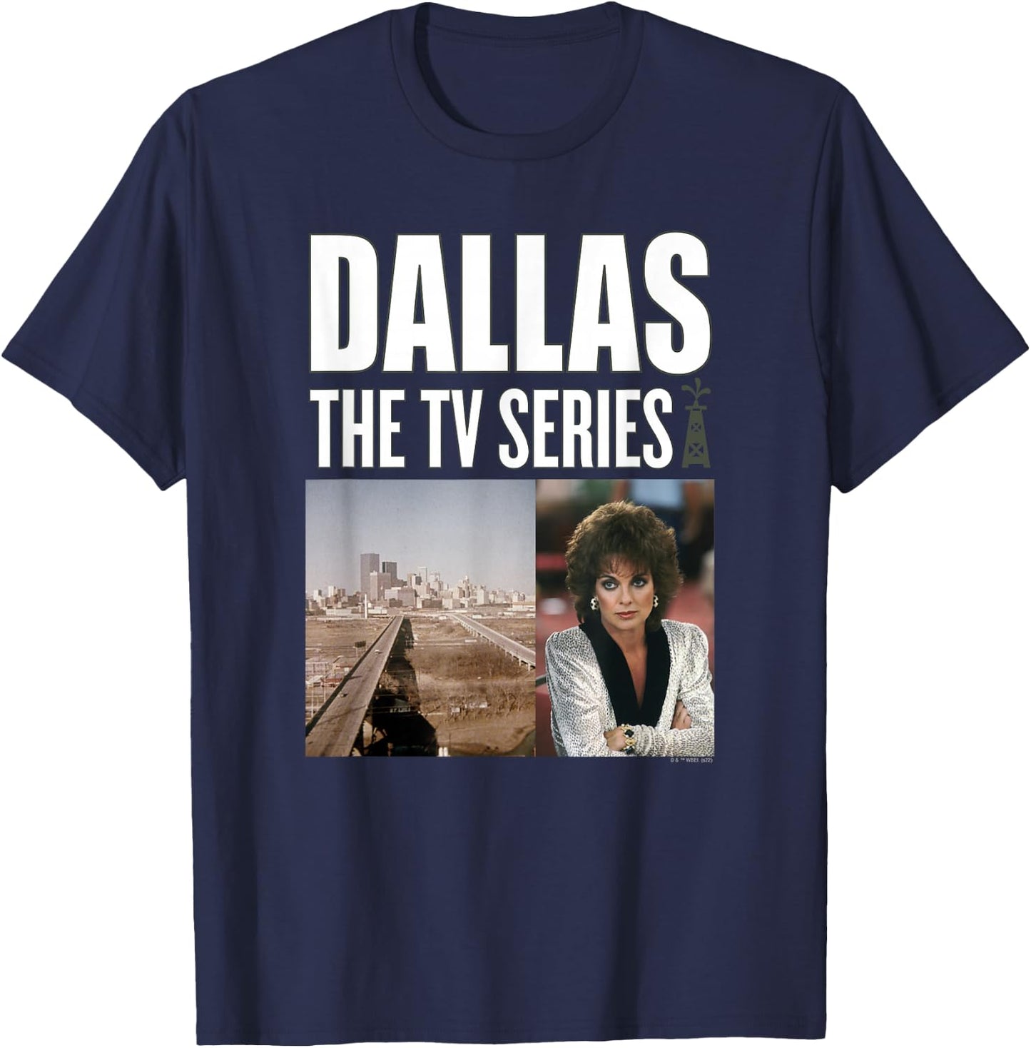 Dallas The TV Series Sue Ellen Ewing Color Photo T-Shirt - T-Shirt | Navy