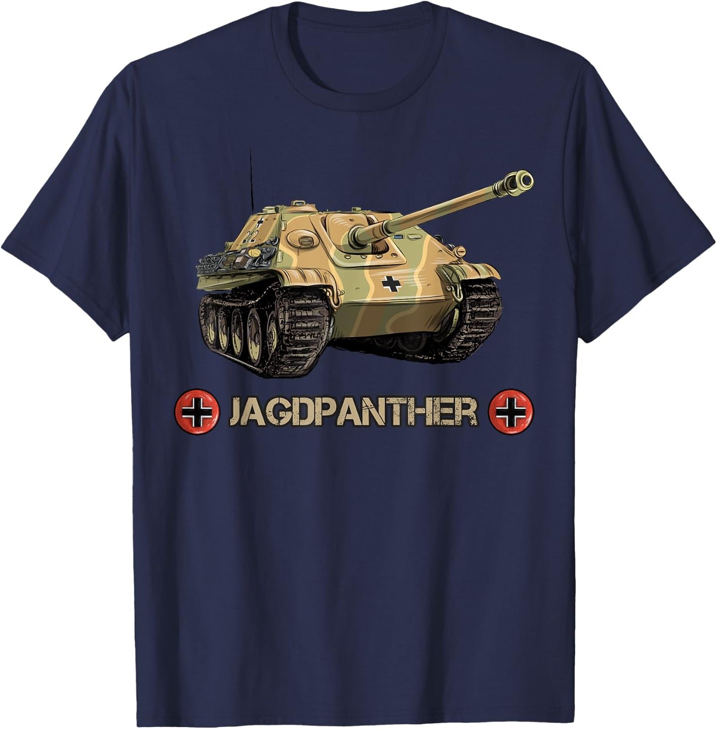Vintage World War 2 German Anti tank Jagdpanther Sd.Kfz. 173 T-Shirt - T-Shirt | Navy
