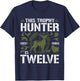 12 Year Old Hunting Birthday Party Deer Hunter 12th Gift T-Shirt - T-Shirt | Navy