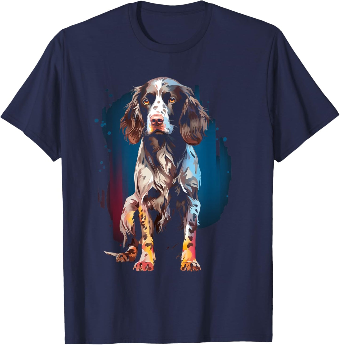 Small Munsterland dog walking pet fan T-Shirt - T-Shirt | Navy