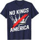 No Kings in America Court Ruling Protest Save Democracy T-Shirt - T-Shirt | Navy