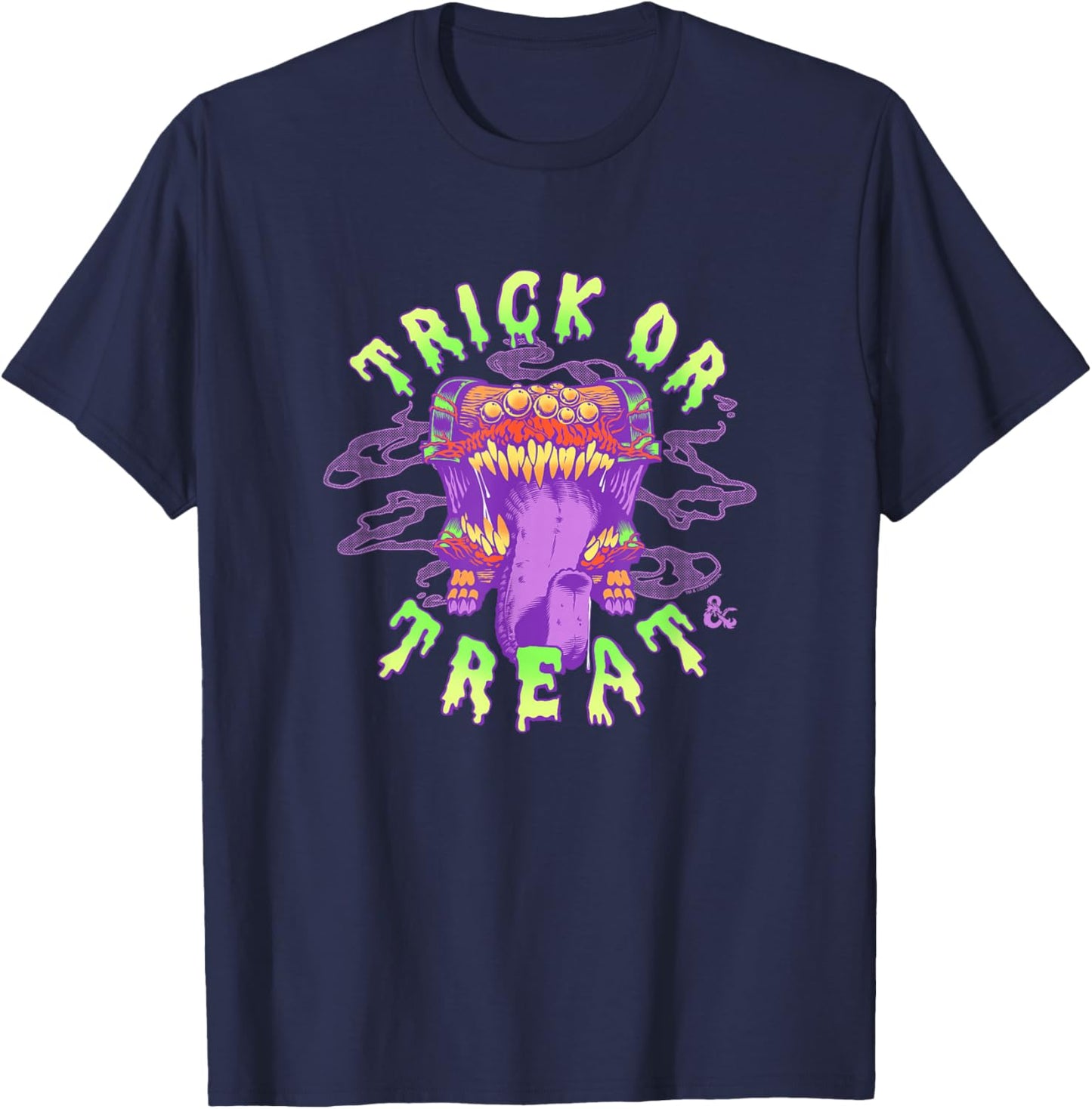 Dungeons & Dragons Halloween Trick Or Treat Mimic Costume T-Shirt - T-Shirt | Navy