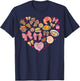 Valentine Conchas Pan Dulce Heart Mexican Valentine's Day T-Shirt - T-Shirt | Navy