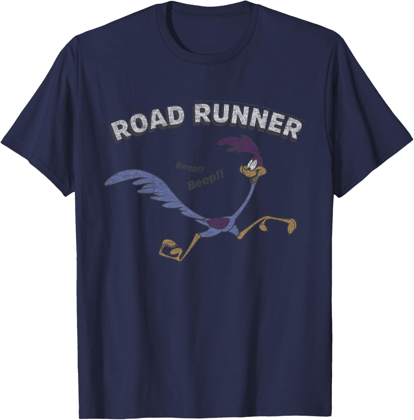 Kids Looney Tunes Road Runner Beep Beep T-Shirt - T-Shirt | Navy