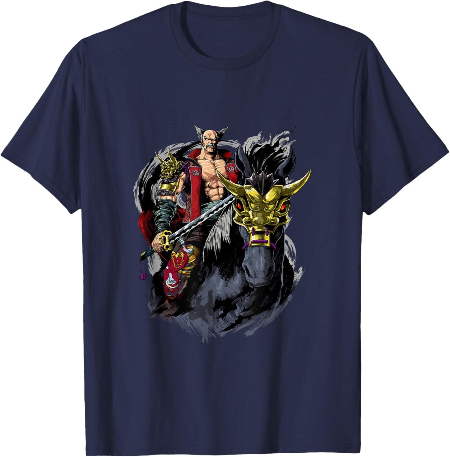 Bandai Namco Entertainment Inc. TEKKEN7 HEIHACHI 002 , Small, Black T-Shirt - T-Shirt | Navy