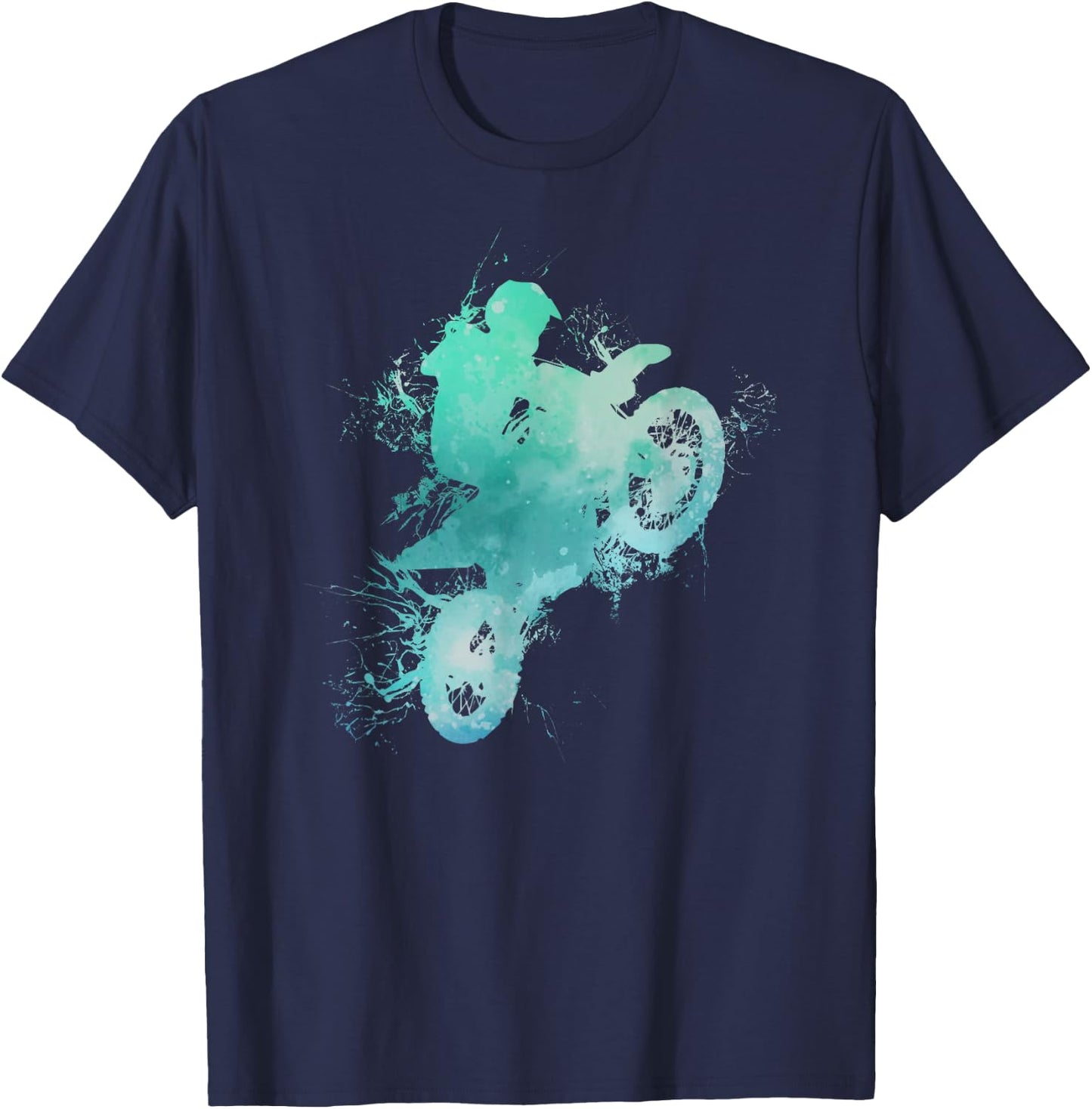 Dirt Bike Riding - MX Motocross Supercross T-Shirt - T-Shirt | Navy