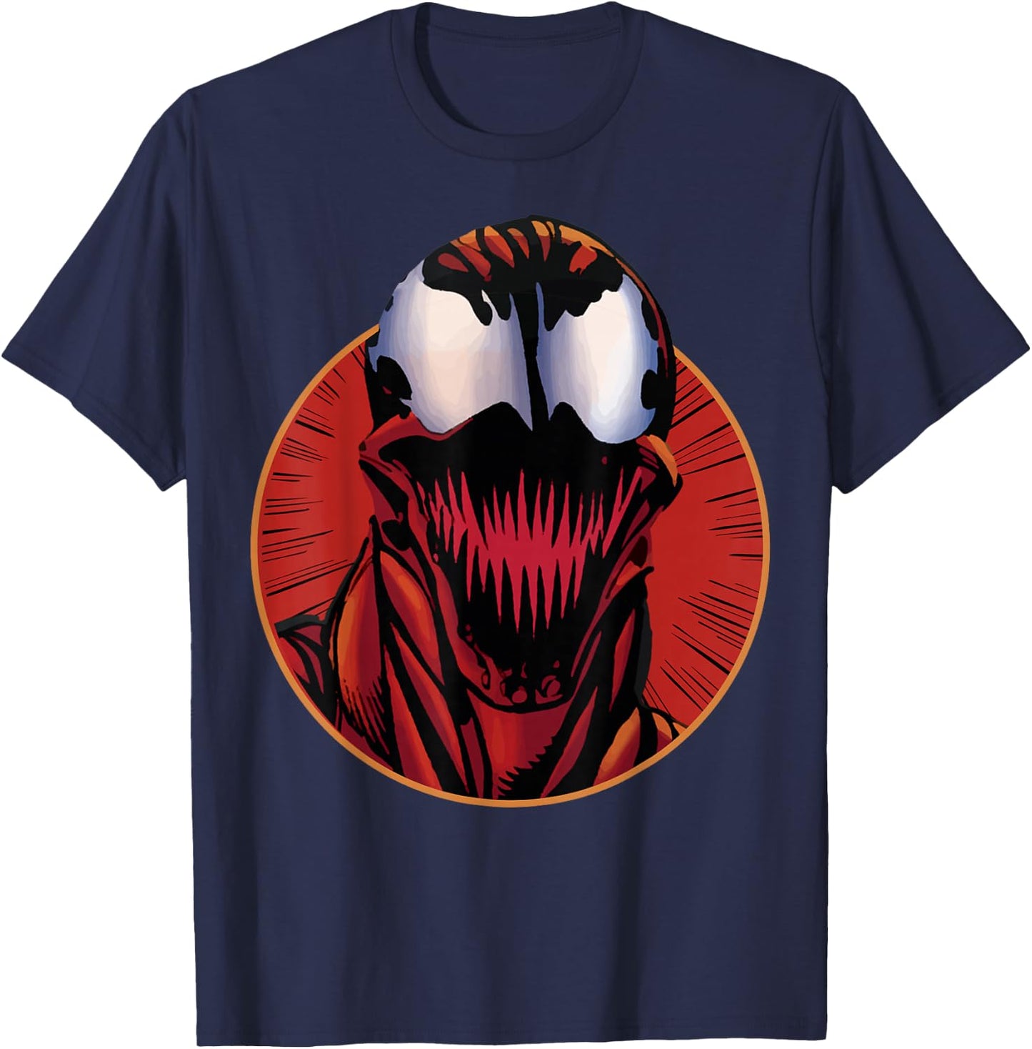Marvel Carnage Big Face T-Shirt - T-Shirt | Navy