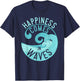 Happiness Comes in Waves T Shirt for Surfers T-Shirt - T-Shirt | Navy