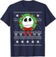 Disney - Jack Skellington Holiday Wreath T-Shirt - T-Shirt | Navy