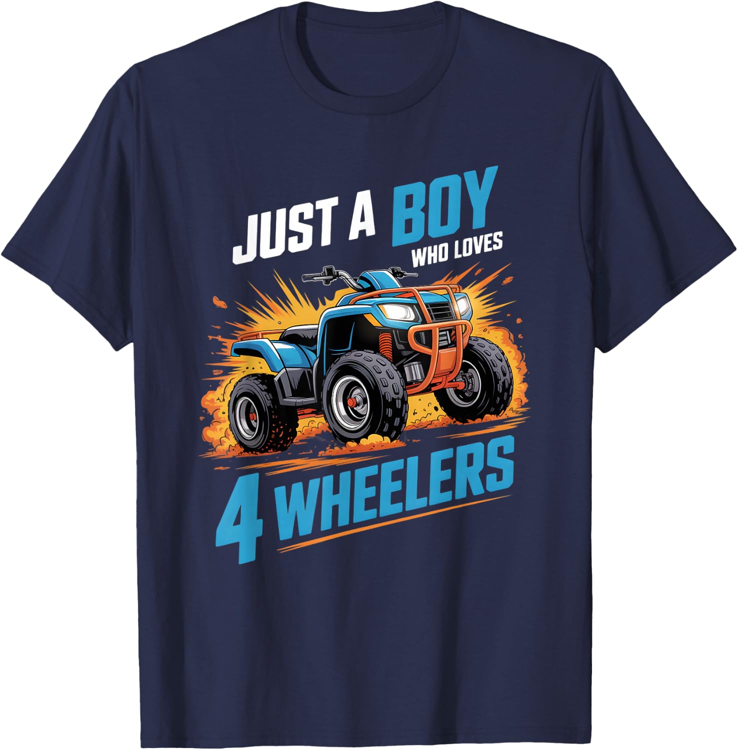 Boys 4 Wheeler T-Shirt - T-Shirt | Navy