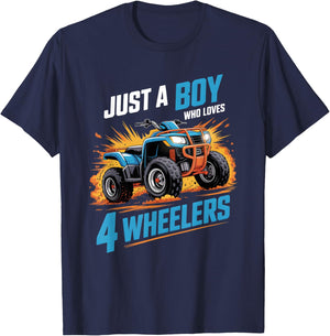 Boys 4 Wheeler T-Shirt - T-Shirt | Navy