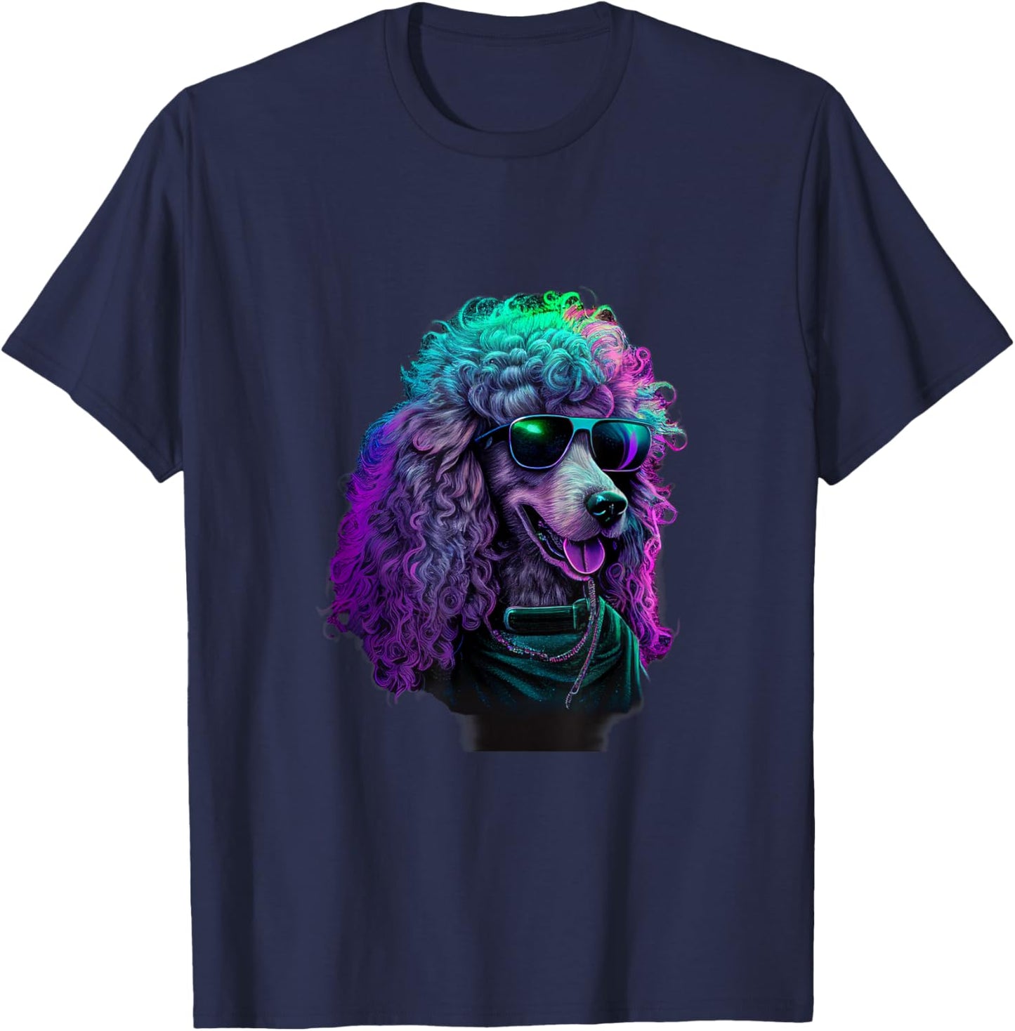 Standard Poodle Dogs Standard Poodles T-Shirt - T-Shirt | Navy