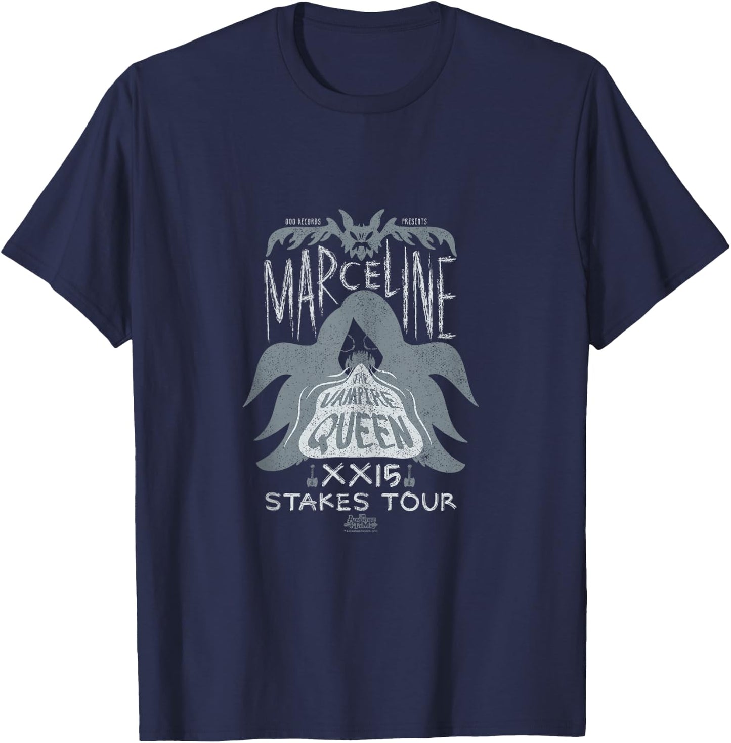 Adventure Time Marceline Vampire Queen Poster T-Shirt - T-Shirt | Navy