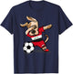 Dabbing Dog Iraq Soccer Fans Jersey Iraqi Football Lovers Men Women Girls Kids T-Shirt - T-Shirt | Navy