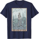 Funny Skeleton Tarot Card Deadlifter Bodybuilding T-Shirt - T-Shirt | Navy