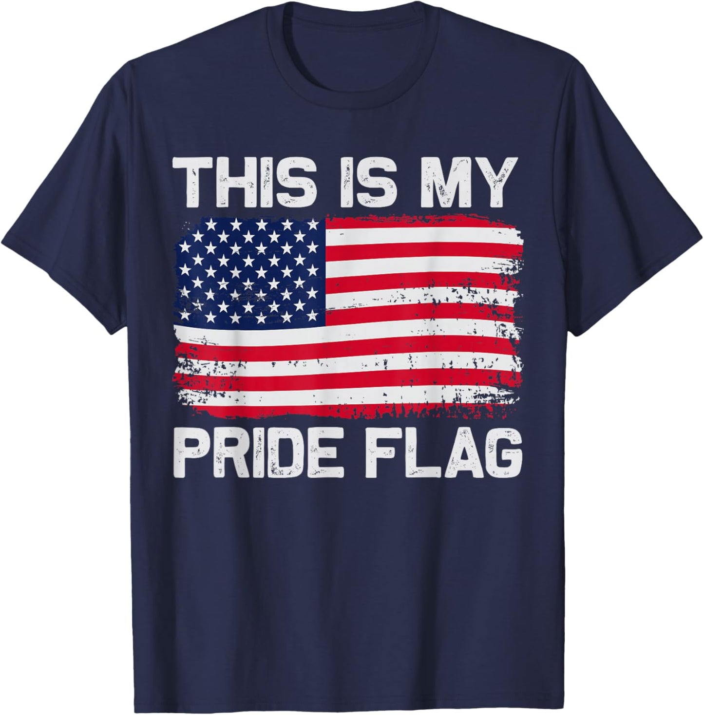 This Is My Pride Flag T-Shirt - T-Shirt | Navy